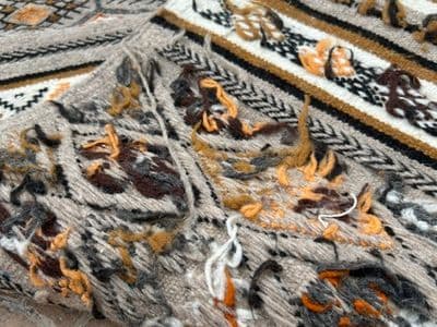 Hazelnut-Salmon Wool Carpet