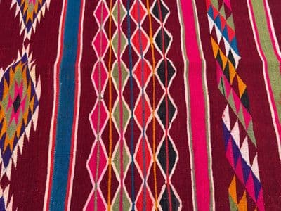 Multicolor Antique Wool Carpet